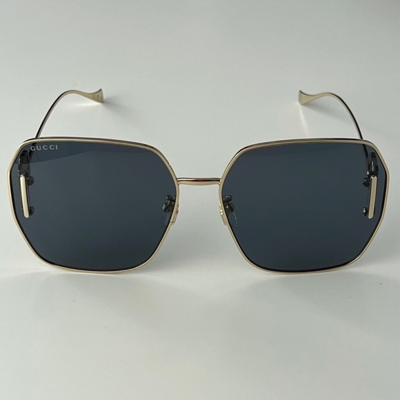 NEW GUCCI AUTHENTIC DESIGNER SQUARE SUNGLASSES - Picture 4 of 12